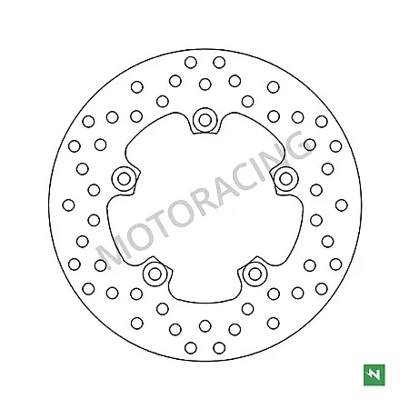 ΔΙΣΚΟΠΛΑΚΑ ΠΙΣΩ APRILIA TUONO 1000 03'-14' / RSV 1000 R 04'-09' / RSV4 1000 FACTORY 09'-14' NEWFREN