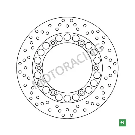 ΔΙΣΚΟΠΛΑΚΑ ΠΙΣΩ YAMAHA MT-01 05'-11' / XJR 1300 02'-10' / T-MAX 500 04'-11' NEWFREN