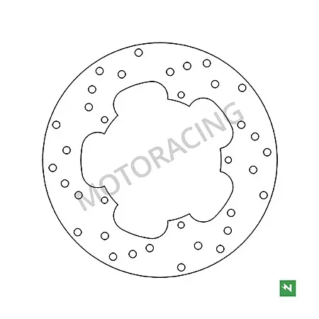 ΔΙΣΚΟΠΛΑΚΑ ΠΙΣΩ GILERA RUNNER VX 125 '01-'09 / RUNNER VXR 180 '01-'04 NEWFREN