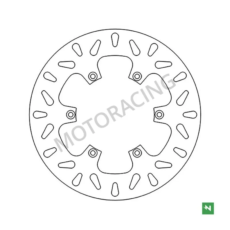 ΔΙΣΚΟΠΛΑΚΑ ΠΙΣΩ BMW F650 GS 01'-07' / G650 GS 09'-12'/  PEGASO 650 STRADA 05'-09' NEWFREN