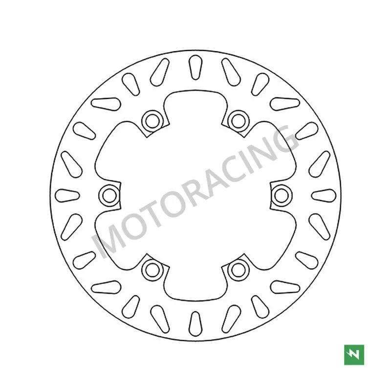 ΔΙΣΚΟΠΛΑΚΑ ΠΙΣΩ KAWASAKI KLE 500 97'-07' / KLR 650 87'-04' NEWFREN
