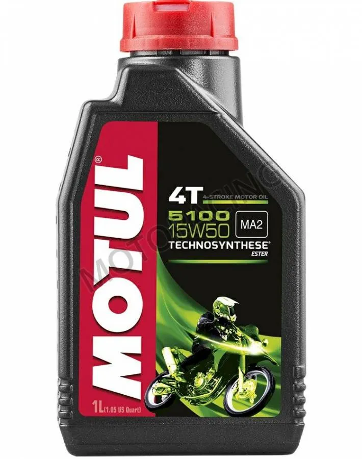 ΛΑΔΙ ΜΗΧΑΝΗΣ MOTUL 5100 4T 15W-50 MA2 HMIΣΥΝΘΕΤΙΚΟ 1L