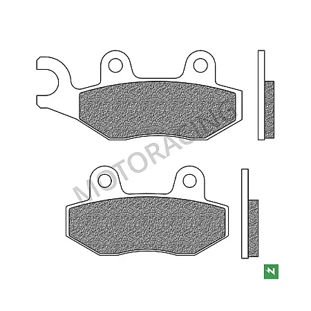 ΤΑΚΑΚΙΑ ΜΠΡΟΣΤΑ KEEWAY LOGIK 125 13'-14' / KYMCO LIKE 200 ie 09'-13' NEWFREN (FD0122BE1)