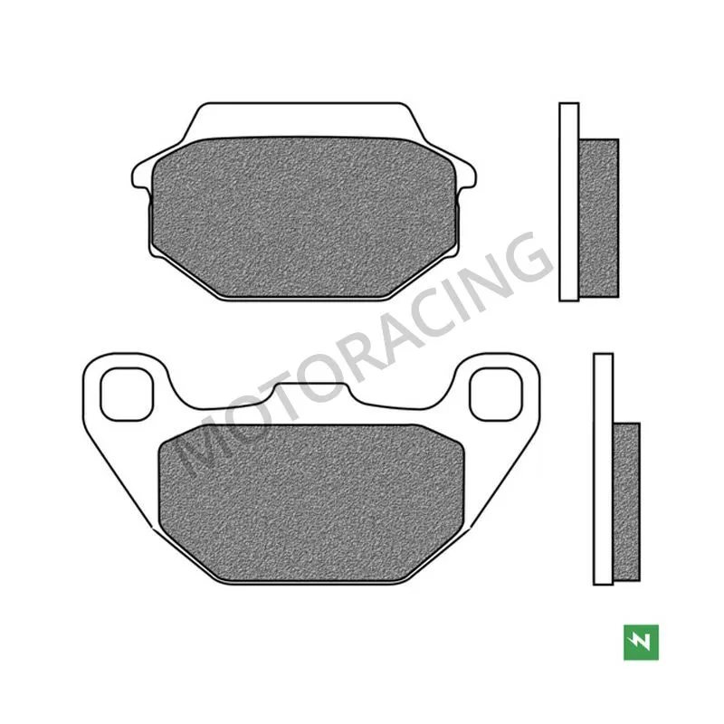 ΤΑΚΑΚΙΑ ΜΠΡΟΣΤΑ KYMCO PEOPLE 125 99'-08' / AGILITY CITY 125 08'-13' / SYM COMBIZ 125 11'-15' NEWFREN (FD0269BE1)