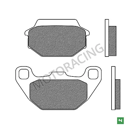ΤΑΚΑΚΙΑ ΜΠΡΟΣΤΑ KYMCO PEOPLE 125 99'-08' / AGILITY CITY 125 08'-13' / SYM COMBIZ 125 11'-15' NEWFREN (FD0269BE1)