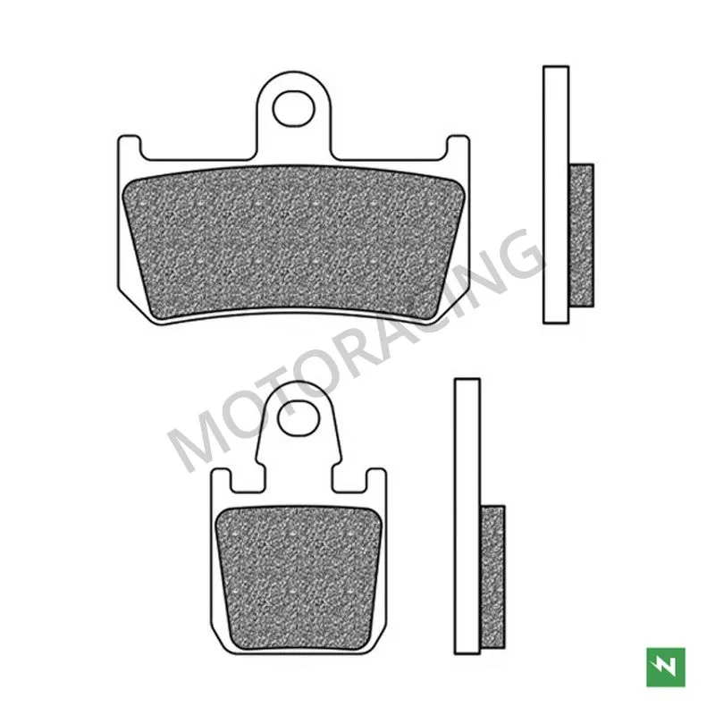 ΤΑΚΑΚΙΑ ΜΠΡΟΣΤΑ YAMAHA MT-01 07'-11' / V-MAX 1700 09'-15' / YZF R1 07'-14' NEWFREN (FD0407TS1)