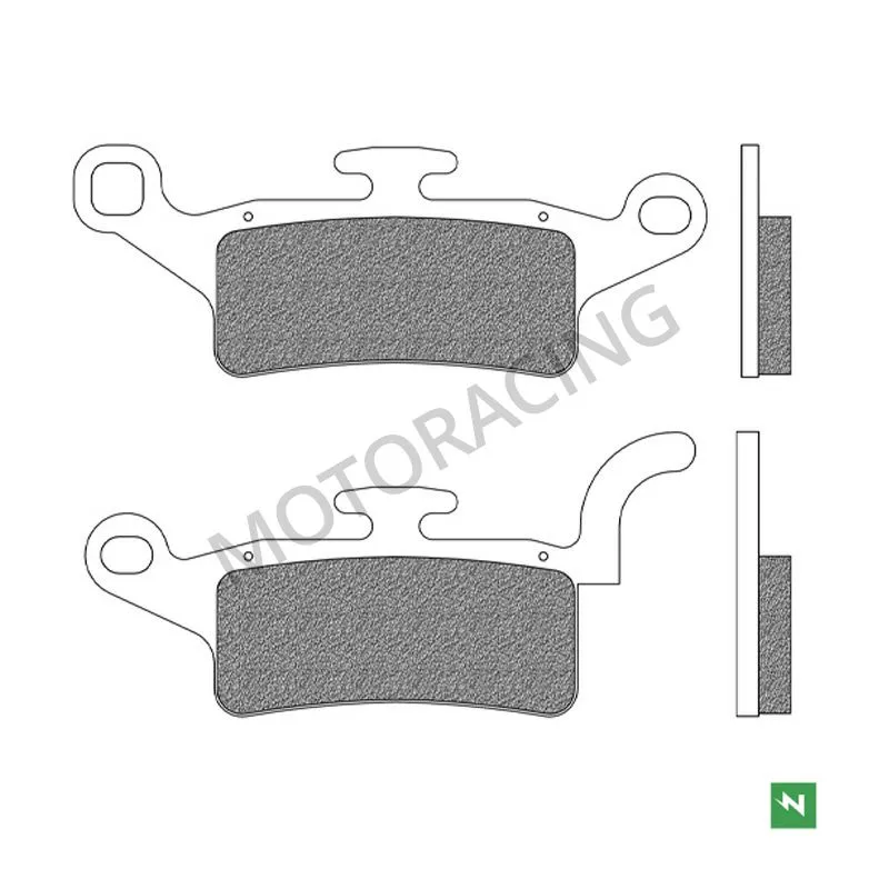 ΤΑΚΑΚΙΑ ΜΠΡΟΣΤΑ YAMAHA BWs 125 10'-13' / HW 125 12'-14' / XENTER 150 12'-13' NEWFREN (FD0486BE1)