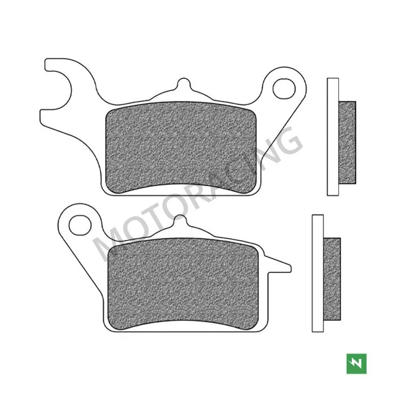 ΤΑΚΑΚΙΑ ΜΠΡΟΣΤΑ HONDA VISION 110 17'-18' / ZOOMER X 110 13' / CLICK 125i 12'-17' NEWFREN (FD0518BE)