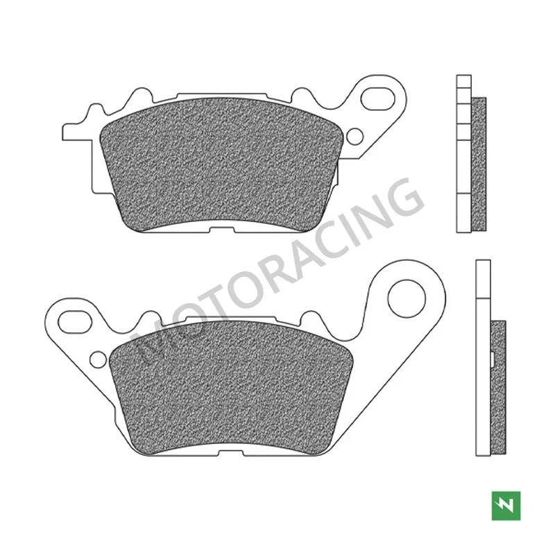 ΤΑΚΑΚΙΑ ΜΠΡΟΣΤΑ YAMAHA CRYPTON S-115 18' / NMAX 155 '15-'20 / NMAX 125 '15-'16 NEWFREN (FD0535BE1)