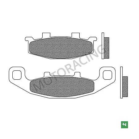 ΤΑΚΑΚΙΑ ΜΠΡΟΣΤΑ KAWASAKI KLE 500 97'-07' / ER-5 97'-00' / GPX 250R 98'-05' NEWFREN (FD0108TS)