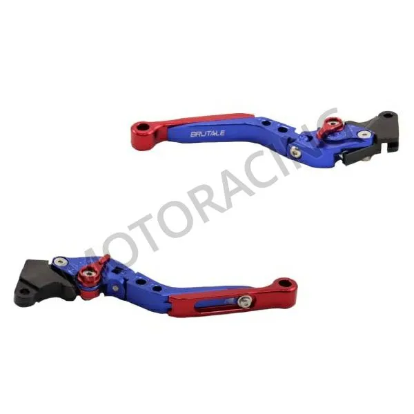 ΜΑΝΕΤΑ ΦΡΕΝΟΥ HONDA C100,GRAND / ASTREA 100 ΣΠΑΣΤΗ / ΡΥΘΜΙΖΟΜΕΝΗ ΔΕΞΙΑ  ΜΠΛΕ - ΚΟΚΚΙΝΗ