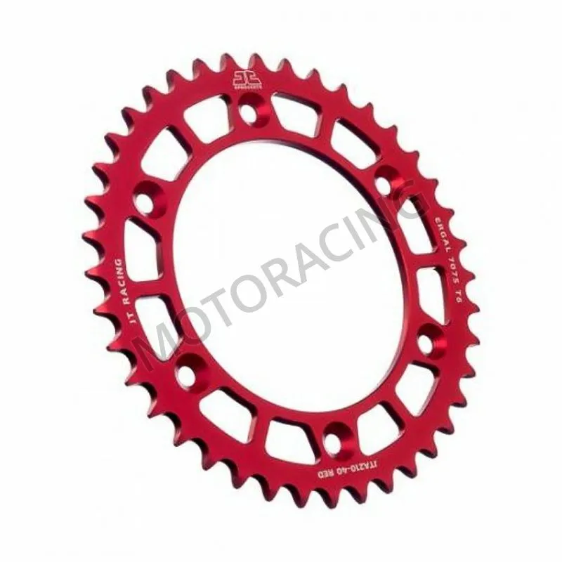 ΓΡΑΝΑΖΙ ΠΙΣΩ HONDA CRF 250R 04'-23' / CRF 450R 02'-24' / CRF 250X 19'-23' JT 53 ΔΟΝΤΙΑ ΑΛΟΥΜΙΝΙΟΥ ΚΟΚΚΙΝΟ