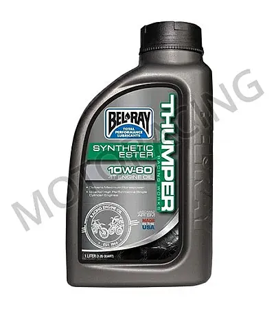 ΛΑΔΙ ΜΗΧΑΝΗΣ BEL-RAY 10W60 4T WORKS THUMPER 100% ΣΥΝΘΕΤΙΚΟ 1L