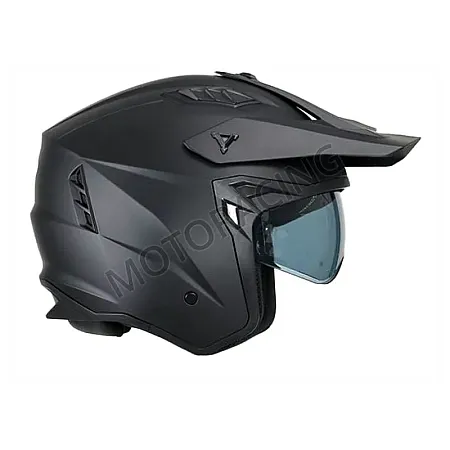 ΚΡΑΝΟΣ MOTOCROSS & ENDURO OFF ROAD FSD X1 TRAIL ΜΑΥΡΟ ΜΑΤ ΜΕ ΖΕΛΑΤΙΝΑ ΦΙΜΕ ΜΙΚΡΗ