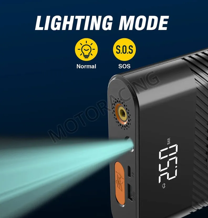 ΦΟΡΗΤΟΣ ΕΚΚΙΝΗΤΗΣ ΜΠΑΤΑΡΙΑΣ KAI ΗΛΕΚΤΡΙΚΗ ΤΡΟΜΠΑ STEELMATE