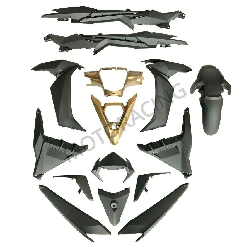 ΚΟΥΣΤΟΥΜΙ SYM VF 185ie E5 ΧΡΥΣΟ-ΜΑΥΡΟ ΜΑΤ