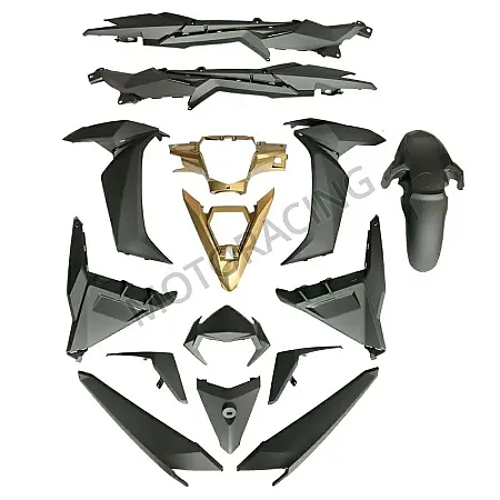 ΚΟΥΣΤΟΥΜΙ SYM VF 185ie E5 ΧΡΥΣΟ-ΜΑΥΡΟ ΜΑΤ