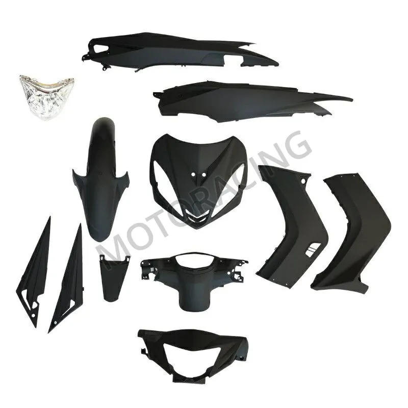 ΚΟΥΣΤΟΥΜΙ YAMAHA CRYPTON-X 135 ΜΑΥΡΟ ΜΑΤ ΜΕ ΦΑΝΑΡΙ (12 ΤΜΧ) (ΜΑΛΑΙΣΙΑΣ)