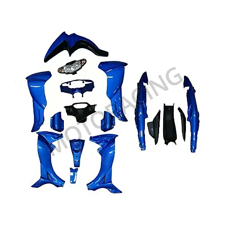 ΚΟΥΣΤΟΥΜΙ YAMAHA CRYPTON-R 115 ΜΠΛΕ - ΣΙΕΛ ΜΕ ΦΑΝΑΡΙ ΜΕΤΑΤΡΟΠΗΣ (17 ΤΜΧ)