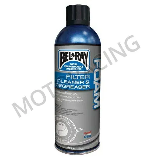 ΚΑΘΑΡΙΣΤΙΚΟ ΣΠΡΕΪ ΦΙΛΤΡΩΝ ΑΕΡΑ ΜΗΧΑΝΗΣ BEL-RAY 400ML