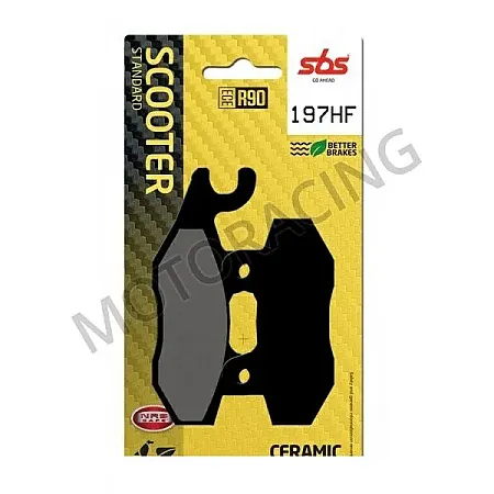 ΤΑΚΑΚΙΑ ΜΠΡΟΣΤΑ PEUGEOT GEOPOLIS 400 07'-11' / KYMCO LIKE 200 09'-13' SBS 197HF-(ΚΕΡΑΜΙΚΟ)