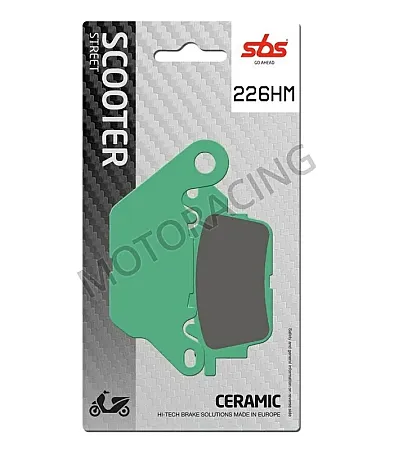 ΤΑΚΑΚΙΑ ΜΠΡΟΣΤΑ YAMAHA CRYPTON S-115 18' / NMAX 155 '15-'20 / NMAX 125 '15-'16 SBS 226HM-(ΚΕΡΑΜΙΚΟ)