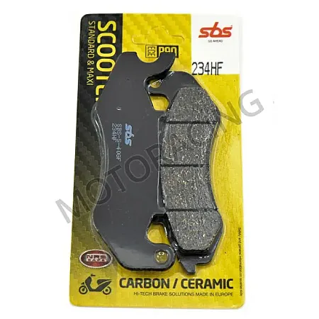 ΤΑΚΑΚΙΑ ΜΠΡΟΣΤΑ KEEWAY TARGET 125i 18'-20' / K-LIGHT 125 18'-20' / BENELLI TNT 125 17'-22' SBS 234HF-(ΚΕΡΑΜΙΚΟ)