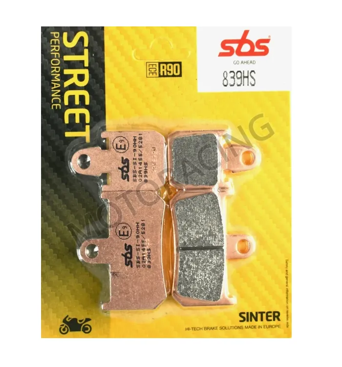 ΤΑΚΑΚΙΑ ΜΠΡΟΣΤΑ YAMAHA MT-01 07'-11' / V-MAX 1700 09'-15' / YZF R1 07'-14' SBS 839HS - SINTER (ΜΕΤΑΛΛΙΚΟ)