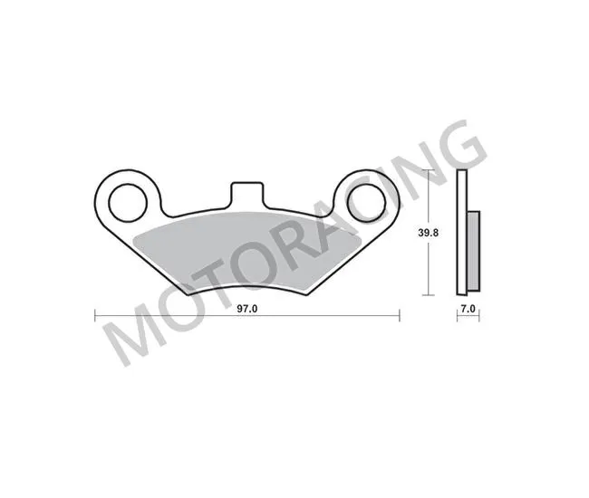 ΤΑΚΑΚΙΑ ΜΠΡΟΣΤΑ CF MOTO 550 C-Force '16-'17 / 800 Terralander '12-'14 / 450 C-Force L '16-'17 SBS 914SI