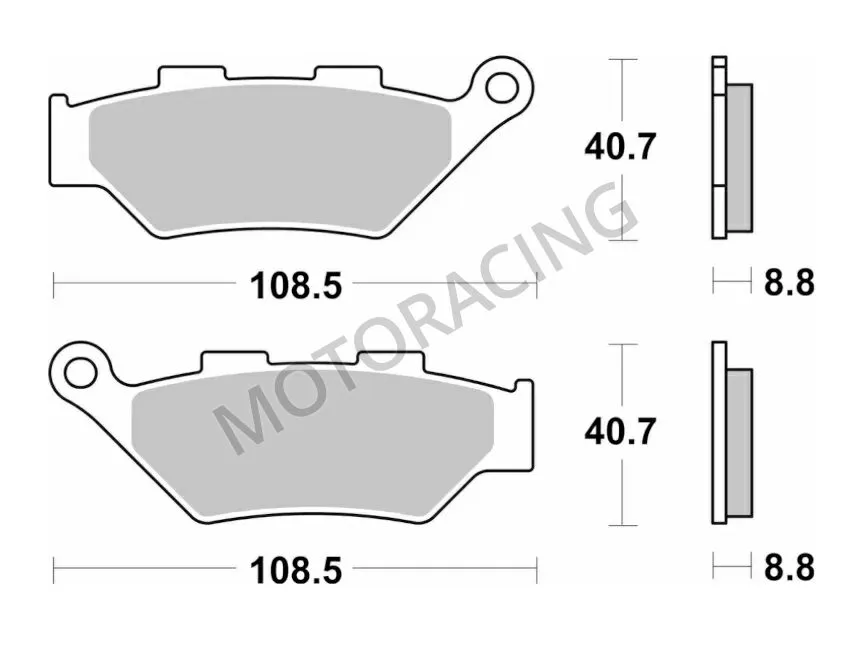 ΤΑΚΑΚΙΑ ΜΠΡΟΣΤΑ BENELLI TRK-X 502 18'-22' / LEONCINO 500 TRAIL 18'-22' SBS 983HS