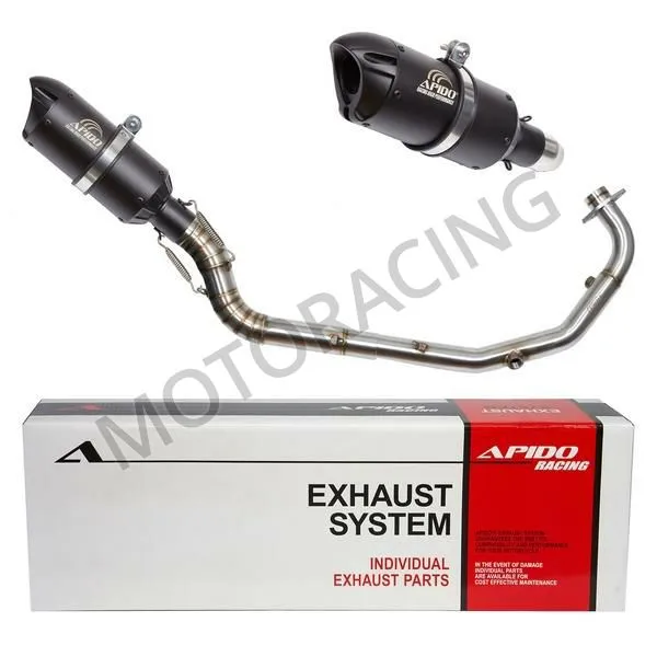 ΕΞΑΤΜΙΣΗ HONDA SUPRA GTR 150 19' APIDO HIGH UP ΜΑΥΡΗ