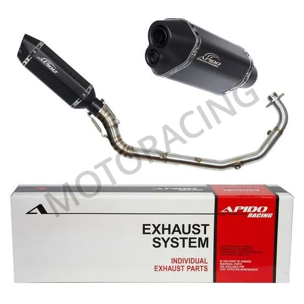 ΕΞΑΤΜΙΣΗ HONDA SUPRA GTR 150 19' APIDO HIGH UP ΜΑΥΡΗ