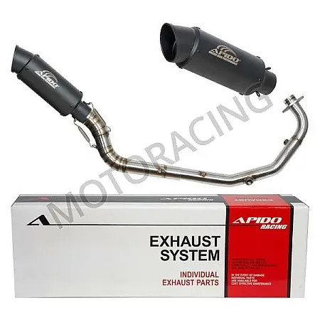 ΕΞΑΤΜΙΣΗ HONDA SUPRA GTR 150 19' APIDO HIGH UP ΜΑΥΡΗ