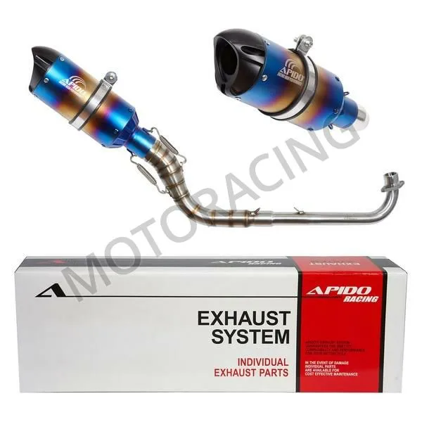 ΕΞΑΤΜΙΣΗ HONDA INNOVA 125 / INNOVA 125i INJECTION 03'-14' APIDO HIGH UP ΜΠΛΕ