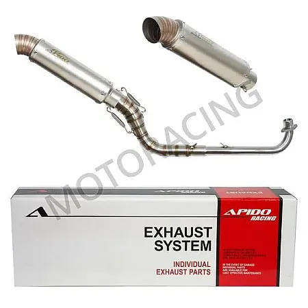 ΕΞΑΤΜΙΣΗ HONDA INNOVA 125 / INNOVA 125i INJECTION 03'-14' APIDO HIGH UP ΑΣΗΜΙ