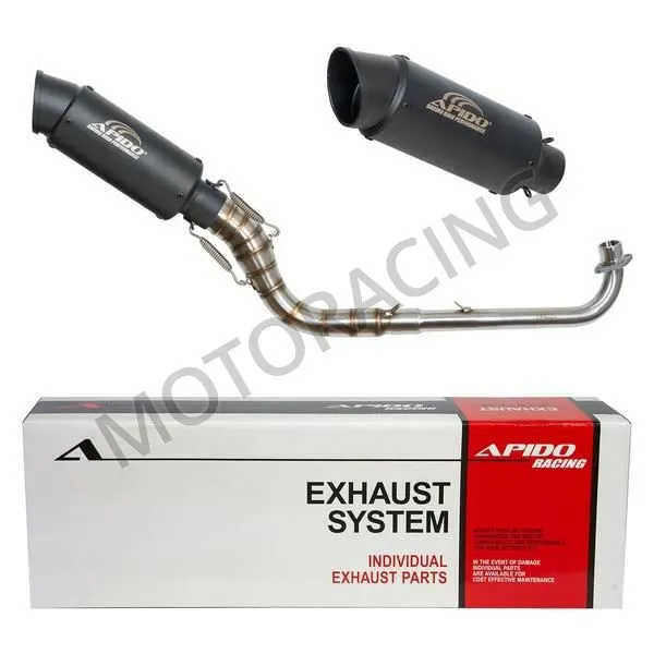 ΕΞΑΤΜΙΣΗ HONDA INNOVA 125 / INNOVA 125i INJECTION 03'-14' APIDO HIGH UP ΜΑΥΡΗ