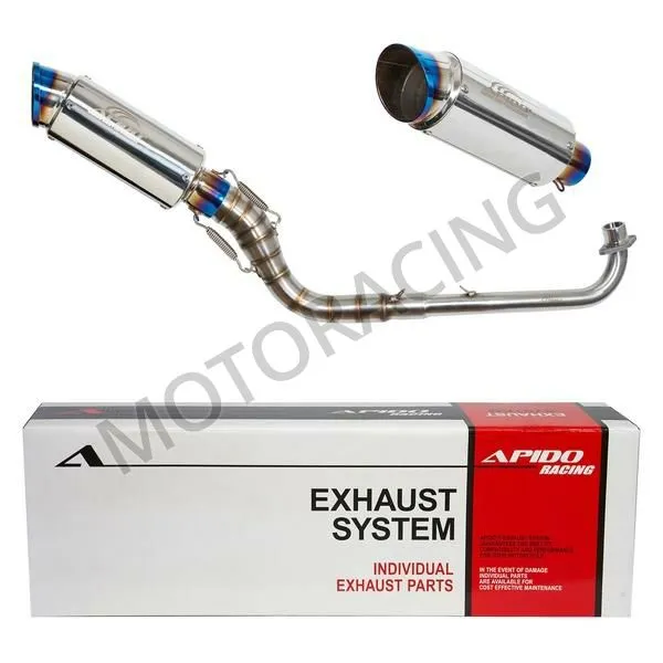 ΕΞΑΤΜΙΣΗ HONDA INNOVA 125 / INNOVA 125i INJECTION 03'-14' APIDO HIGH UP ΑΣΗΜΙ-ΜΠΛΕ