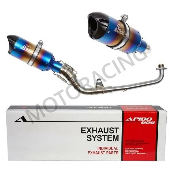 ΕΞΑΤΜΙΣΗ HONDA SUPRA 100 99'-03' APIDO HIGH UP ΜΠΛΕ