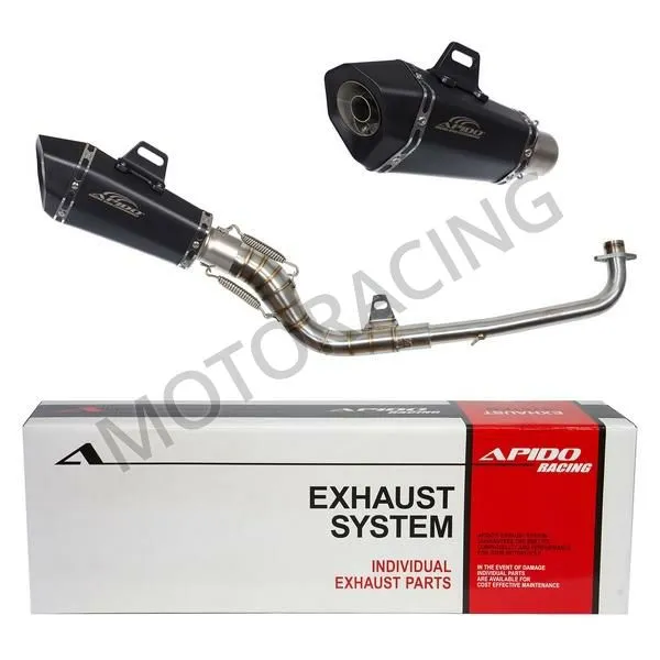 ΕΞΑΤΜΙΣΗ HONDA SUPRA 100 99'-03' APIDO HIGH UP ΜΑΥΡΗ