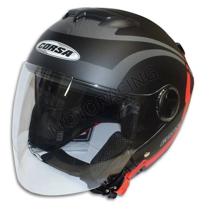 ΚΡΑΝΟΣ ΜΗΧΑΝΗΣ ΑΝΟΙΧΤΟ ΜΑΤ ΜΑΥΡΟ-ΚΟΚΚΙΝΟ CORSA CX90