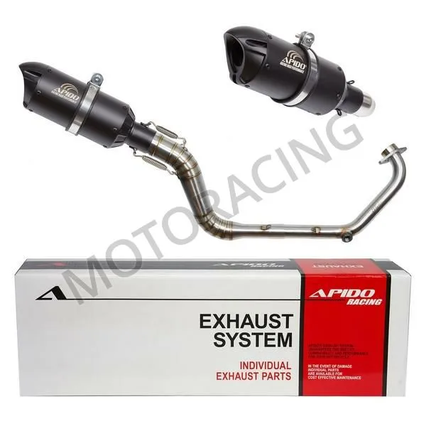 ΕΞΑΤΜΙΣΗ YAMAHA CRYPTON-X 135 APIDO HIGH UP ΜΑΥΡΗ