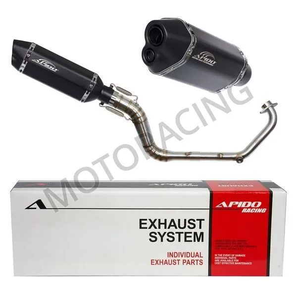 ΕΞΑΤΜΙΣΗ YAMAHA CRYPTON-X 135 APIDO HIGH UP ΜΑΥΡΗ