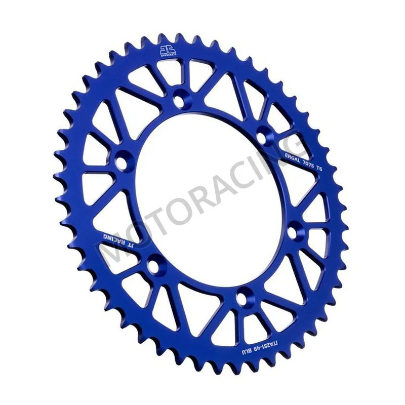 ΓΡΑΝΑΖΙ ΠΙΣΩ YAMAHA YZF 450 05'-23' / YZF 250 99'-23' / WRF 450 03'-23' JT 48 ΔΟΝΤΙΑ ΑΛΟΥΜΙΝΙΟΥ ΜΠΛΕ