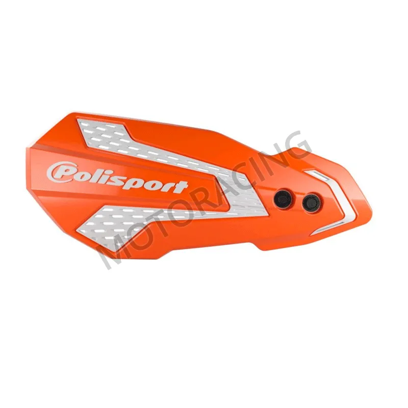 ΧΟΥΦΤΕΣ ΤΙΜΟΝΙΟΥ KTM  EXC 200 14'-22' / SX 250 13'-22' ΠΟΡΤΟΚΑΛΙ-ΛΕΥΚΟ FLOW POLISPORT