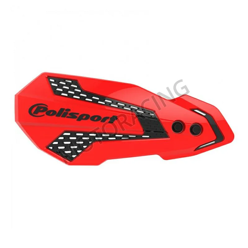 ΧΟΥΦΤΕΣ ΤΙΜΟΝΙΟΥ HONDA CRF 450R 09'-20' / CRF 450X 09'-16' ΚΟΚΚΙΝΟ-ΜΑΥΡΟ FLOW POLISPORT