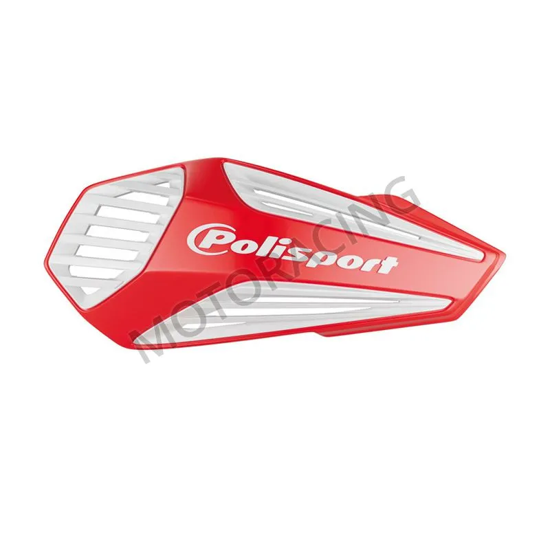 ΧΟΥΦΤΕΣ ΤΙΜΟΝΙΟΥ MOTOCROSS & ENDURO UNIVERSAL MX AIR ΚΟΚΚΙΝΟ-ΛΕΥΚΟ POLISPORT