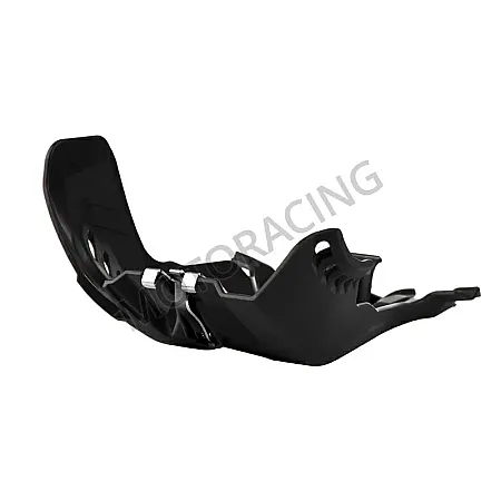 ΚΑΡΙΝΑ - ΚΑΛΥΜΜΑ ΠΛΑΚΑΣ ΚΙΝΗΤΗΡΑ KTM EXC 250 17'-19' / EXC 300 17'-19' ΜΑΥΡΟ POLISPORT