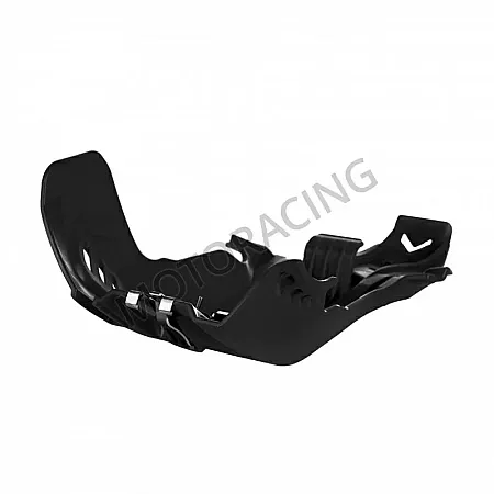 ΚΑΡΙΝΑ - ΚΑΛΥΜΜΑ ΠΛΑΚΑΣ ΚΙΝΗΤΗΡΑ HUSQVARNA TC 250 17'-19' / TE 250 & 300 17'-19' ΜΑΥΡΟ POLISPORT