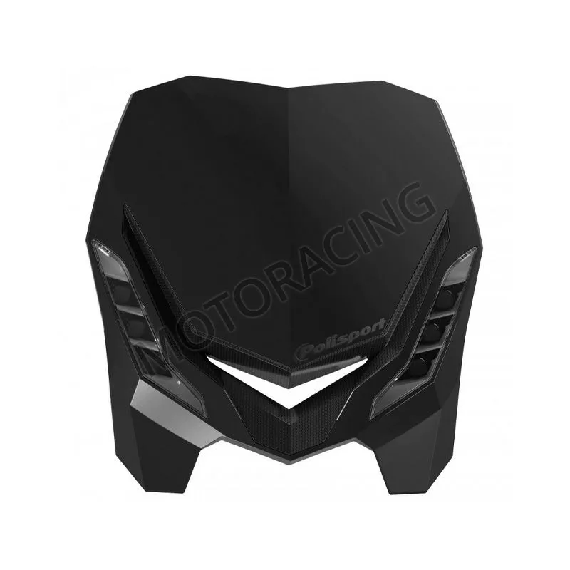 ΦΑΝΑΡΙ ΜΠΡΟΣΤΑ LED ΜΕ ΜΑΣΚΑ ENDURO E-BLAZE UNIVERSAL ΜΑΥΡΟ POLISPORT