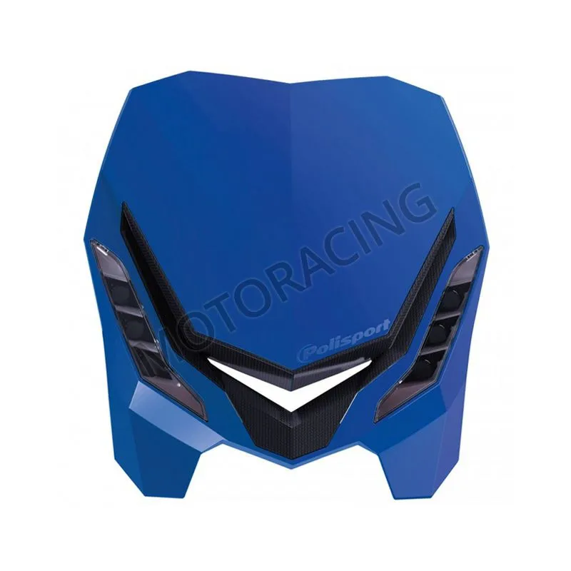 ΦΑΝΑΡΙ ΜΠΡΟΣΤΑ LED ΜΕ ΜΑΣΚΑ ENDURO E-BLAZE UNIVERSAL ΜΠΛΕ POLISPORT